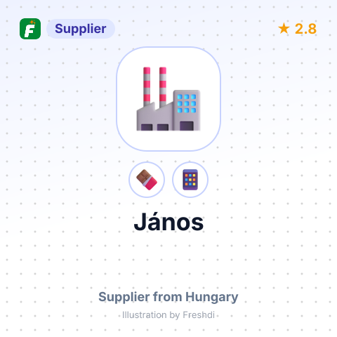 János – summary card, no photo uploaded yet