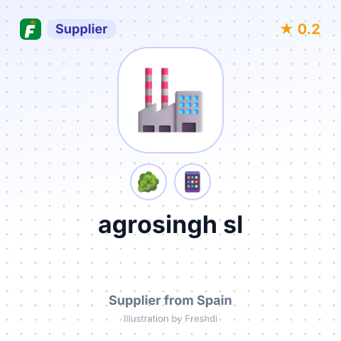 agrosingh sl – summary card, no photo uploaded yet