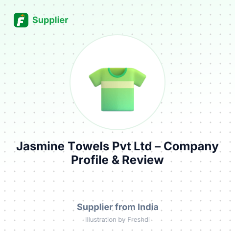 Jasmine Towels Pvt Ltd – summary card, no photo uploaded yet
