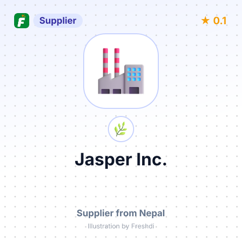Jasper Inc. – summary card, no photo uploaded yet