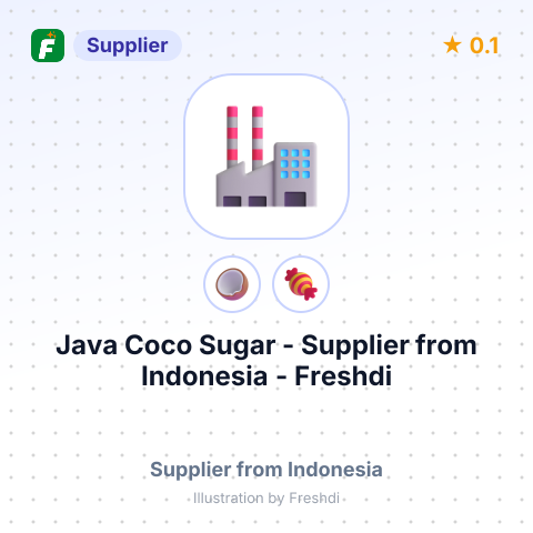 Java Coco Sugar  – summary card, no photo uploaded yet