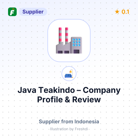 Java Teakindo – summary card, no photo uploaded yet