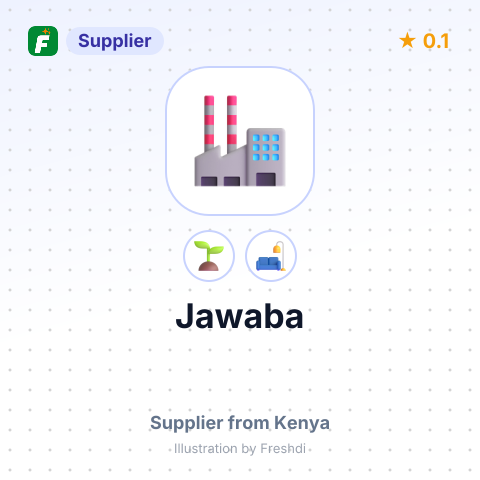 Jawaba  – summary card, no photo uploaded yet