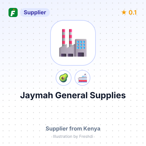 Jaymah General Supplies  – summary card, no photo uploaded yet