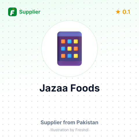 Jazaa Foods  – summary card, no photo uploaded yet