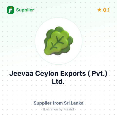 Jeevaa Ceylon Exports ( Pvt.) Ltd.  – summary card, no photo uploaded yet