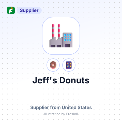 Jeff's Donuts – summary card, no photo uploaded yet
