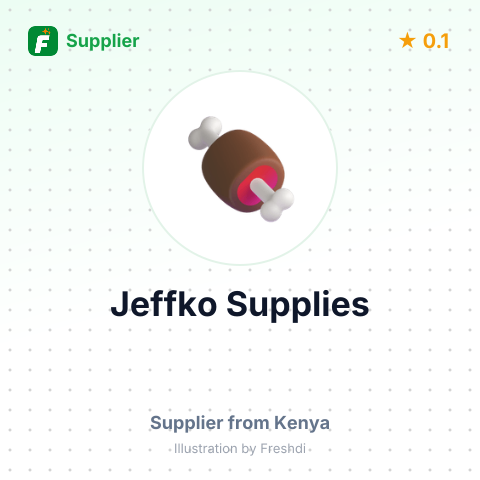 Jeffko Supplies  – summary card, no photo uploaded yet