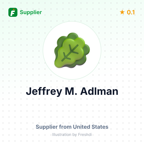 Jeffrey M. Adlman – summary card, no photo uploaded yet