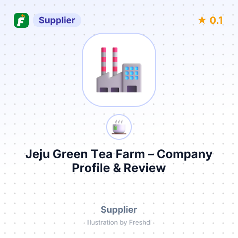 Jeju Green Tea Farm – summary card, no photo uploaded yet