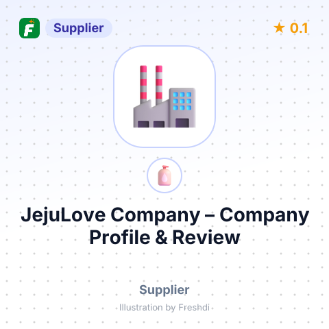 JejuLove Company – summary card, no photo uploaded yet