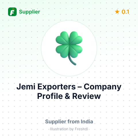 Jemi Exporters – summary card, no photo uploaded yet