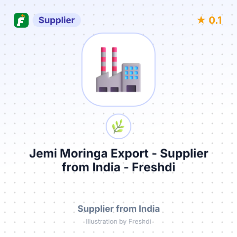 Jemi Moringa Export  – summary card, no photo uploaded yet