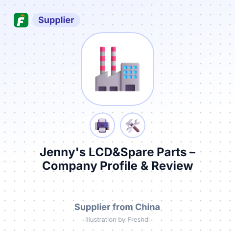 Jenny's LCD&Spare Parts – summary card, no photo uploaded yet