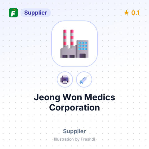 Jeong Won Medics Corporation – summary card, no photo uploaded yet