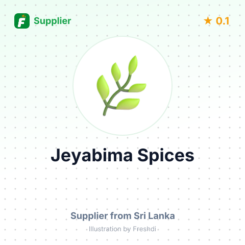 Jeyabima Spices – summary card, no photo uploaded yet