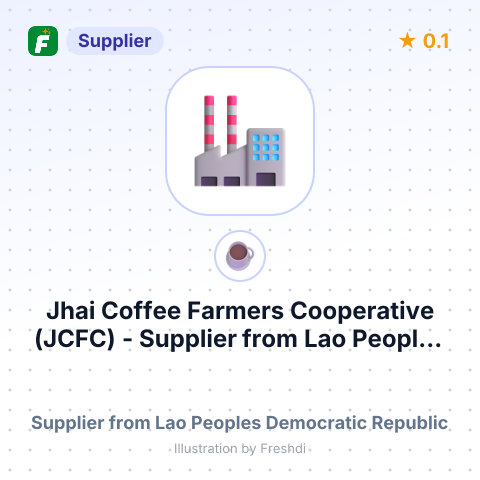 Jhai Coffee Farmers Cooperative (JCFC)  – summary card, no photo uploaded yet