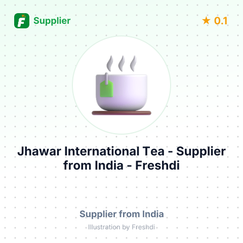 Jhawar International Tea  – summary card, no photo uploaded yet
