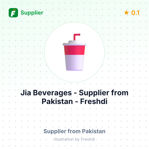 Jia Beverages  – summary card, no photo uploaded yet