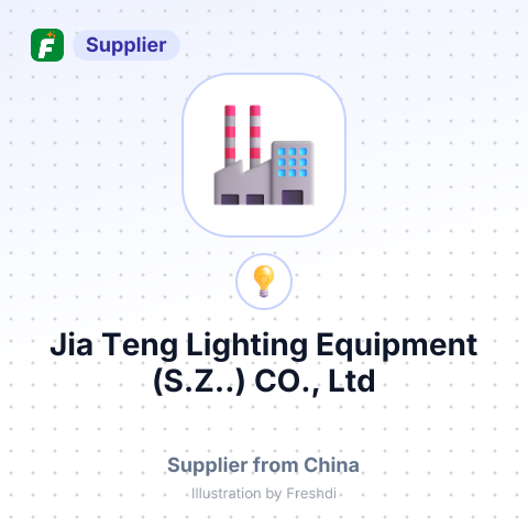 Jia Teng Lighting Equipment (S.Z..) CO., Ltd – summary card, no photo uploaded yet