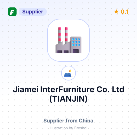 Jiamei InterFurniture Co.,Ltd (TIANJIN) – summary card, no photo uploaded yet