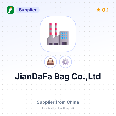 JianDaFa Bag Co.,Ltd – summary card, no photo uploaded yet