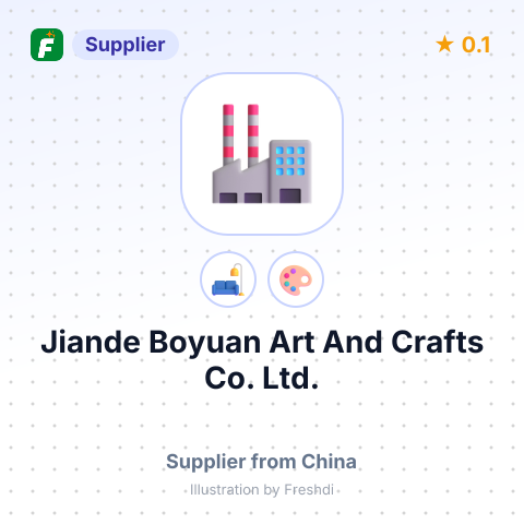 Jiande Boyuan Art And Crafts Co., Ltd. – summary card, no photo uploaded yet