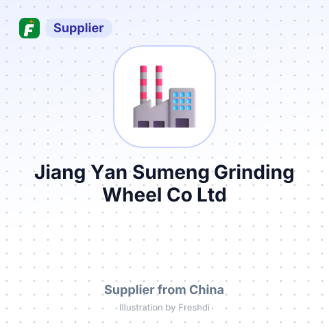 Jiang Yan Sumeng Grinding Wheel Co,Ltd – summary card, no photo uploaded yet