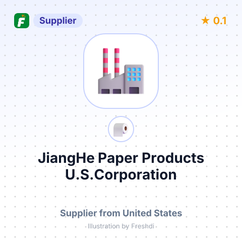 JiangHe Paper Products U.S.Corporation – summary card, no photo uploaded yet