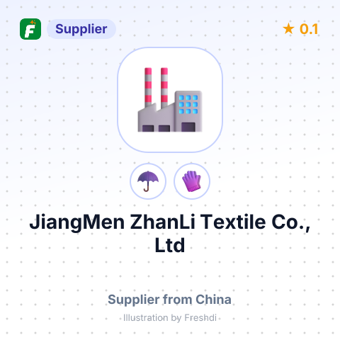 JiangMen ZhanLi Textile Co., Ltd – summary card, no photo uploaded yet