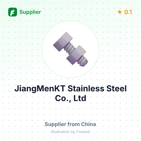 JiangMenKT Stainless Steel Co., Ltd – summary card, no photo uploaded yet