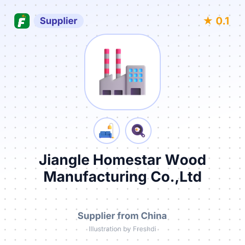 Jiangle Homestar Wood Manufacturing Co.,Ltd – summary card, no photo uploaded yet