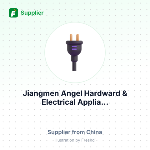 Jiangmen Angel Hardward & Electrical Applia... – summary card, no photo uploaded yet