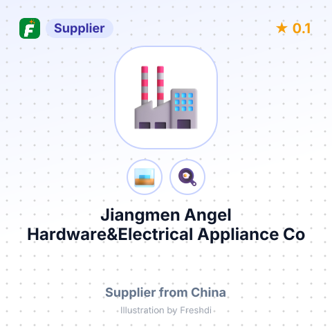 Jiangmen Angel Hardware&Electrical Appliance Co,Ltd – summary card, no photo uploaded yet