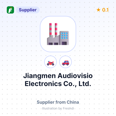 Jiangmen Audiovisio Electronics Co., Ltd. – summary card, no photo uploaded yet