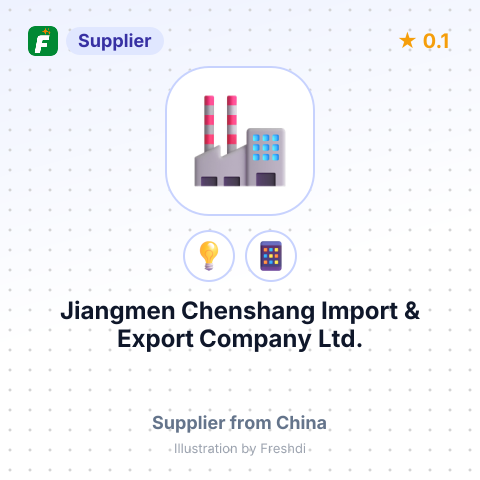 Jiangmen Chenshang Import & Export Company Ltd. – summary card, no photo uploaded yet