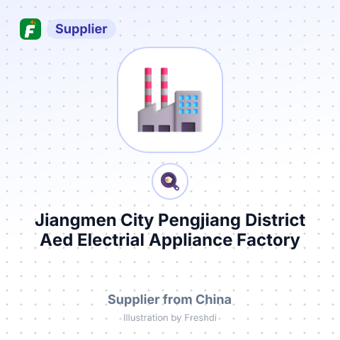 Jiangmen City Pengjiang District Aed Electrial Appliance Factory – summary card, no photo uploaded yet