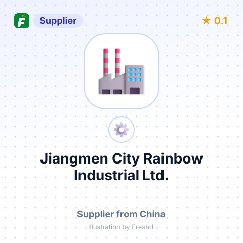 Jiangmen City Rainbow Industrial Ltd. – summary card, no photo uploaded yet