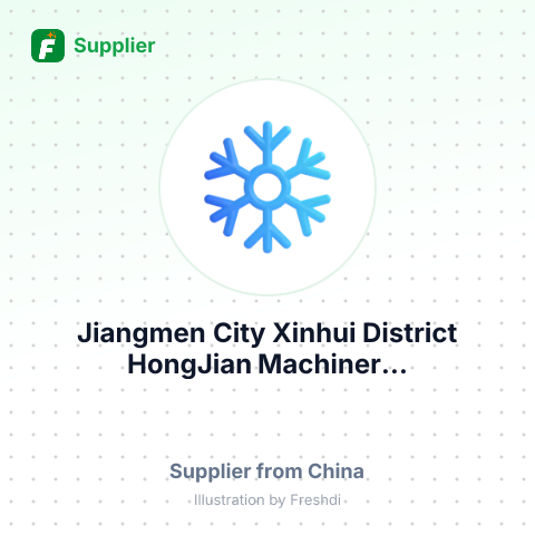 Jiangmen City Xinhui District HongJian Machiner... – summary card, no photo uploaded yet