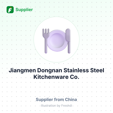 Jiangmen Dongnan Stainless Steel Kitchenware Co., Ltd – summary card, no photo uploaded yet