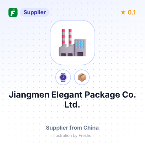 Jiangmen Elegant Package Co., Ltd. – summary card, no photo uploaded yet