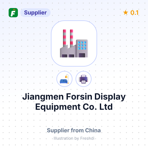 Jiangmen Forsin Display Equipment Co.,Ltd – summary card, no photo uploaded yet