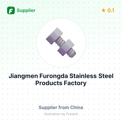 Jiangmen Furongda Stainless Steel Products Factory – summary card, no photo uploaded yet