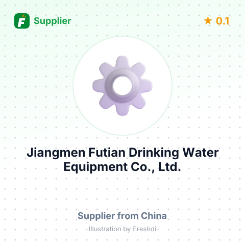Jiangmen Futian Drinking Water Equipment Co., Ltd. – summary card, no photo uploaded yet