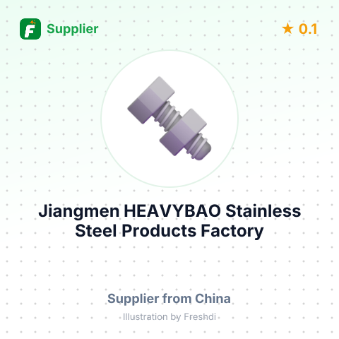 Jiangmen HEAVYBAO Stainless Steel Products Factory – summary card, no photo uploaded yet