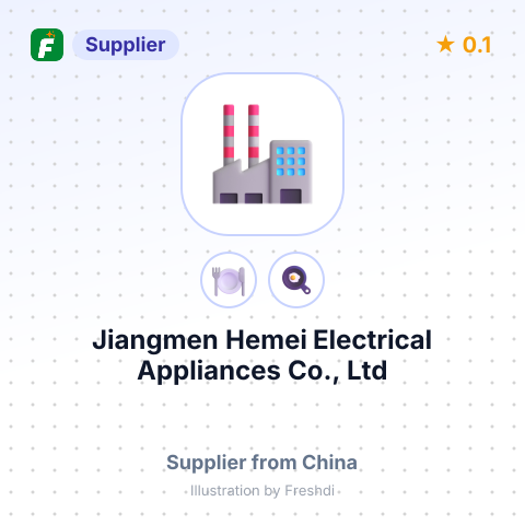 Jiangmen Hemei Electrical Appliances Co., Ltd – summary card, no photo uploaded yet