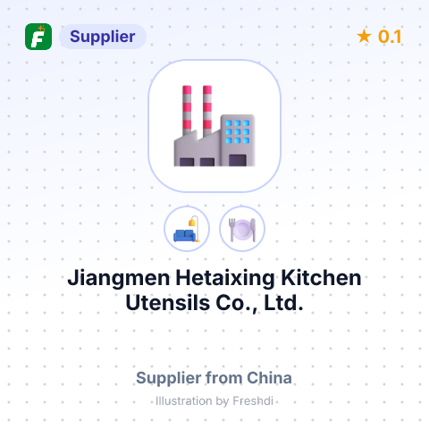 Jiangmen Hetaixing Kitchen Utensils Co., Ltd. – summary card, no photo uploaded yet