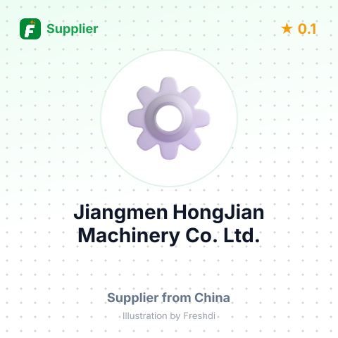 Jiangmen HongJian Machinery Co., Ltd. – summary card, no photo uploaded yet