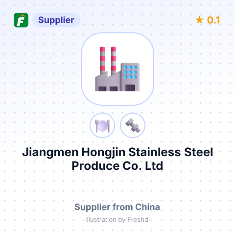 Jiangmen Hongjin Stainless Steel Produce Co.,Ltd – summary card, no photo uploaded yet