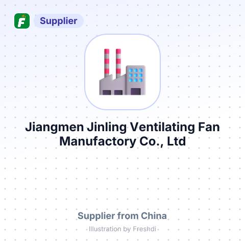 Jiangmen Jinling Ventilating Fan Manufactory Co., Ltd – summary card, no photo uploaded yet